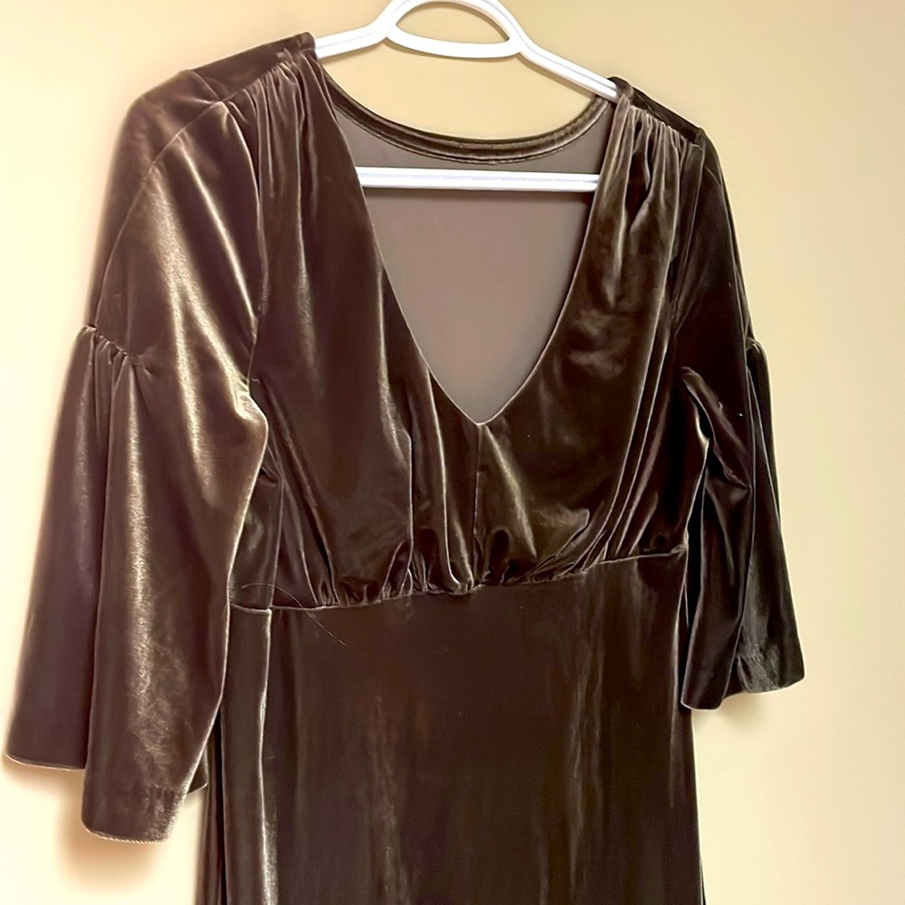 Old navy stretch velvet casual dress